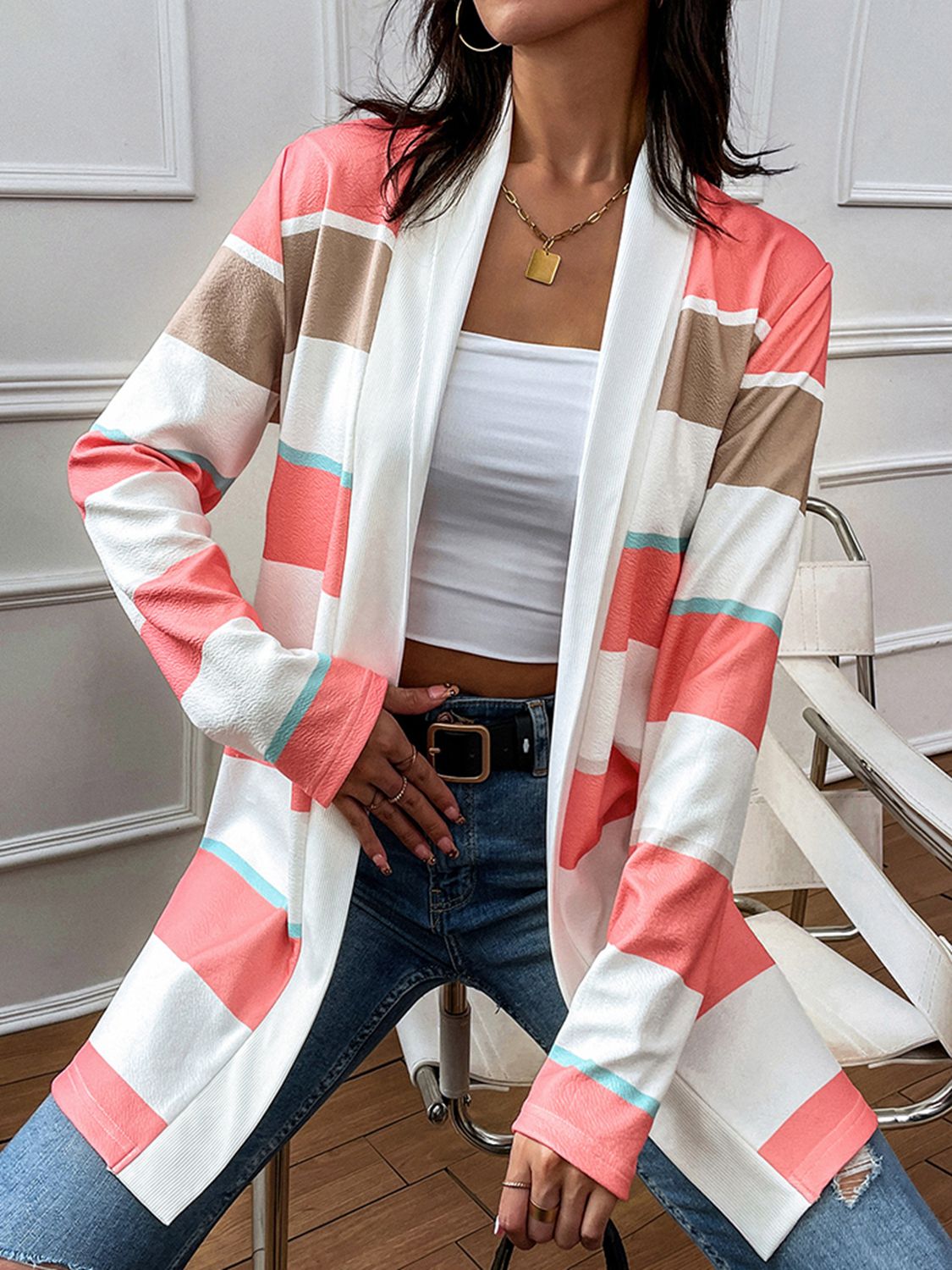 Sugar Pop Striped Cardigan