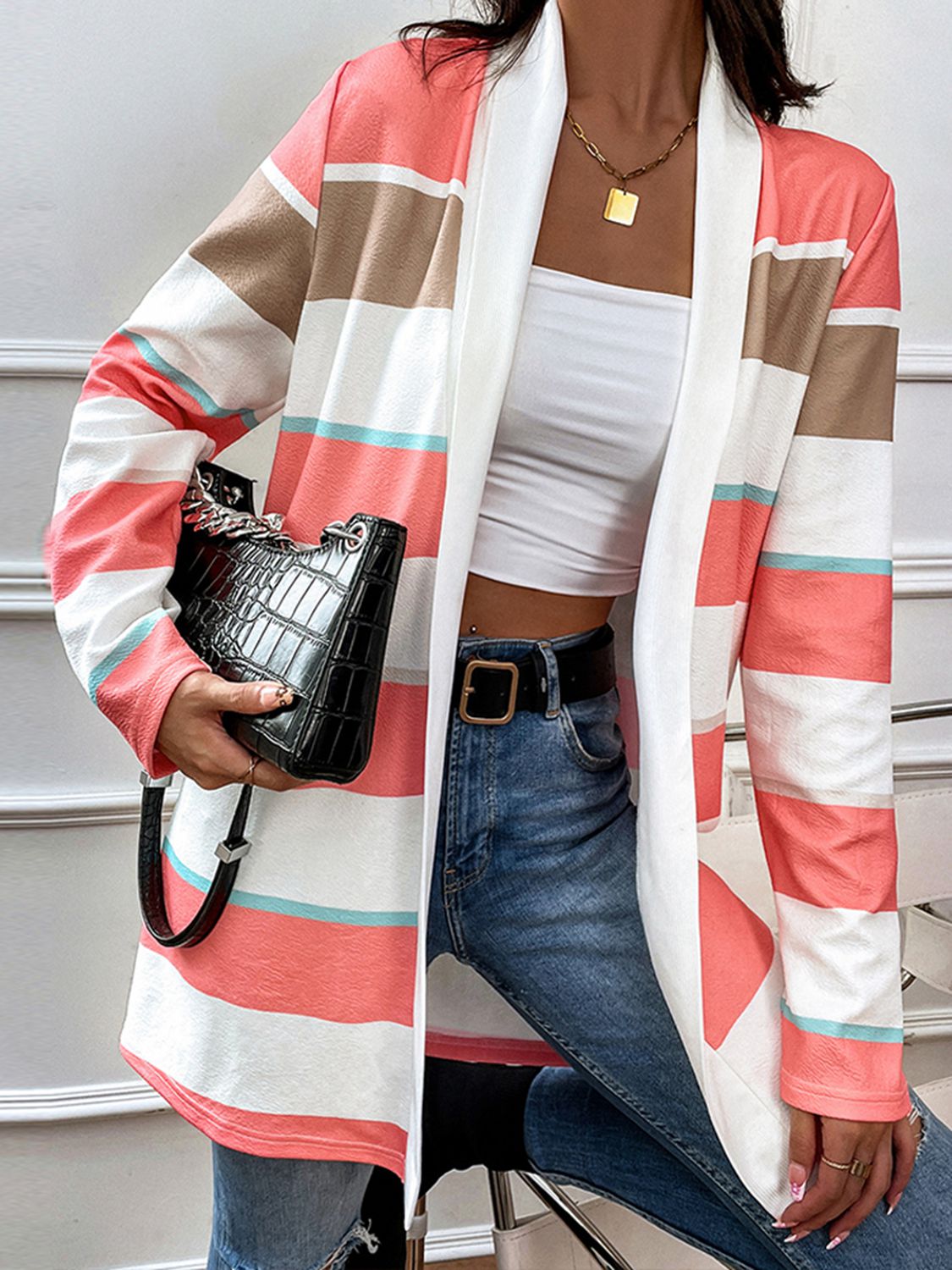 Sugar Pop Striped Cardigan