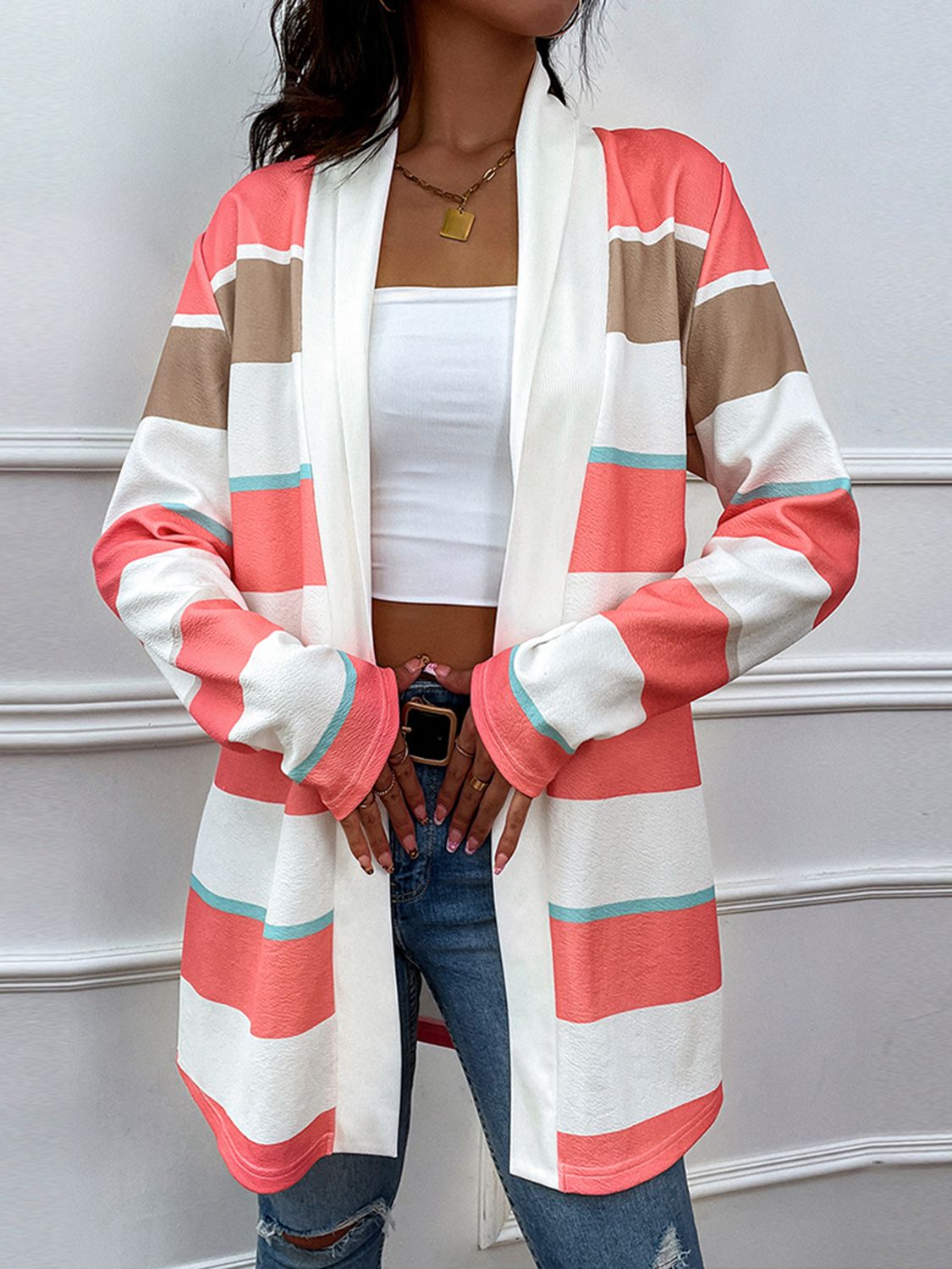 Sugar Pop Striped Cardigan